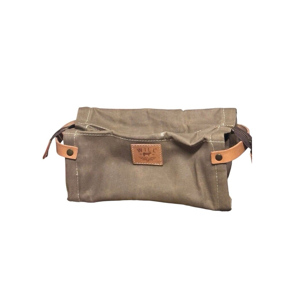 Will Leather Goods  Canvas Beige Bag New W/tag USA